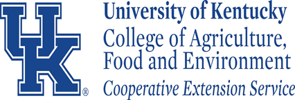 Logo for the University of Kentucky College of Agriculture, Food, and Environment Cooperative Extension Office